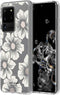 Kate Spade New York Protective Hardshell Case (1-PC Comold) for Samsung Large - Hollyhock Floral Clear/Cream with Stones