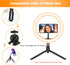 16 15 14 13 12 Ring Light Phone Holder Attachment, Strong Magnetic Phone Holder for Ring Light and Tripod Stand