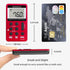 Retekess V112 AM FM Portable Pocket Radio, Digital Tuning Stereo, Rechargeable Battery, with Headphones, for Walking