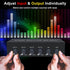 2 4 in Out RCA L/R Audio Splitter Stereo Line Level Distributor Mixer with Independent Volume Control for Home Theater