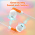 50 Pack MP3 CN-Outlet Wholesale Earbuds Bulk Headphones Individually Bagged for iPhone, Android, Player for Schools