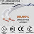 12AWG Speaker Cable (3 Feet), 1 Pack Premium Heavy Duty Braided Speaker Wire with Dual Gold Plated Banana Plug, In-Wall