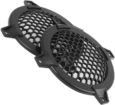 Unifizz Car 4pcs Grill Cover, 4" Mesh Protector for Speaker Woofer Subwoofer Grill