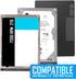 Kingwin SSD Hard Drive Mounting Kit Internal, Convert Any 2 x 2.5” Solid State Drive/HDD Into 3.5 Inch Drive Bay