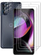 Motorola Moto G 5G 2022: 3 Pack Tempered Glass Screen Protector & 3 Pack Camera Lens Protector, 9H Hardness,