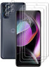 Motorola Moto G 5G 2022: 3 Pack Tempered Glass Screen Protector & 3 Pack Camera Lens Protector, 9H Hardness,