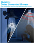 Security Camera Wireless Outdoor, 2K HD Home Security Cameras, 2.4G WIFI, 360° View, Motion Detection, Night Vision