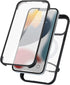 Cavor iPhone 12 & 12 Pro MagSafe Case with Built-in Screen Protector & Stand - Black Protective Phone Case