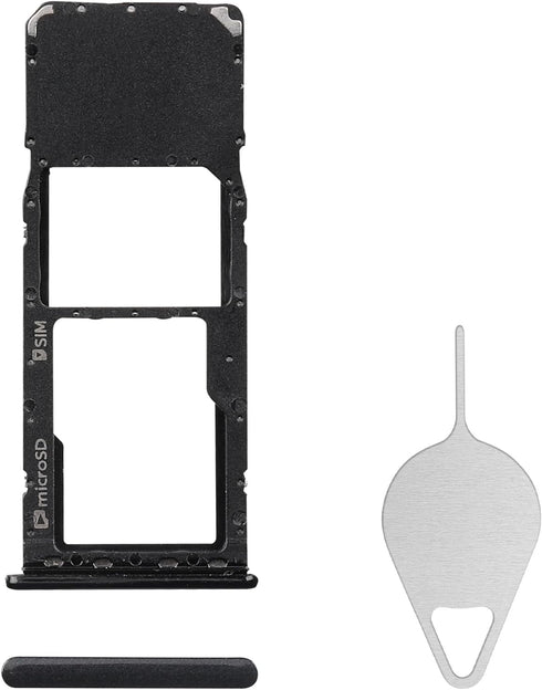 Sim Card Tray Replacement for Samsung Galaxy A20 (Single SIM Version) Black