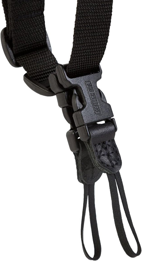 OP/TECH USA Neoprene Double Sling Camera Harness Strap for Photographers, Model 6501082, Color Black