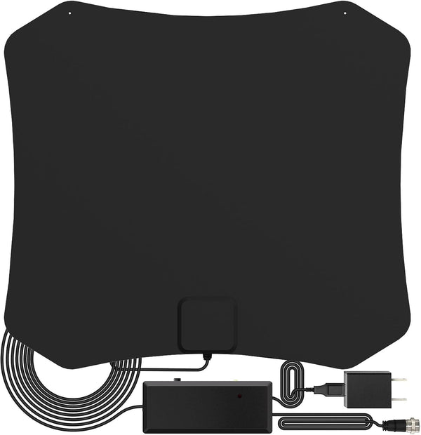 AIRLEGANT Indoor TV Antenna with Amplifier - Supports 4K 8K 1080p HDTV for