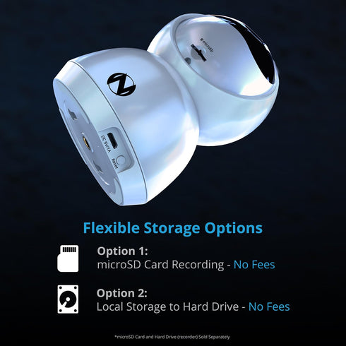 Night Owl Indoor Plug-in Wireless 3MP Deterrence Camera with Pan, Tilt and 2-Way Audio
