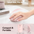 TECKNET Wireless Mouse for Laptop, 2.4G Silent Mouse, Small Portable Computer Mouse, 5 DPI Levels, Pink