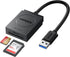 UGREEN USB 3.0 SD Card Reader Dual Slot for TF, SD, Micro SD, SDXC, SDHC, MMC, RS-MMC - Read 2 Cards Simultaneously