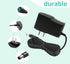 5V 2A Power Adapter 5Volt AC/DC 100-240V Converter with 8 Tips for Baby Monitor, Camera, TV Box, Speaker, US Plug
