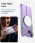 AICase Clear Case for iPhone 14 Pro with Screen Protector and MagSafe Ring/MagSafe Sticker, Transparent Slim Shockproof