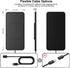 REESTECQI 15W 30cm 70cm 16 Pro/15/14/13 Wireless Car Charging Pad, Fast Wireless Car Charger Pad Non Slip Charging Mat
