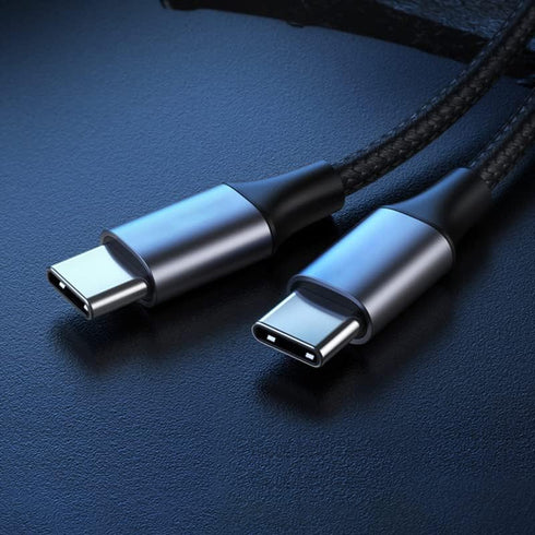 USB-C to USB-C Type-C Data Cable for Samsung Huawei XIAOMI Mobile Phone, 3.3FT, 1m