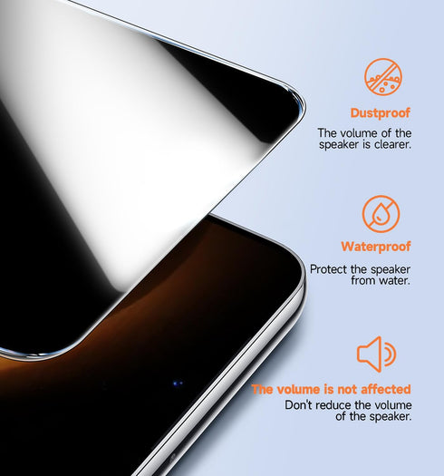 MAGIC JOHN Privacy Screen Protector for Samsung Galaxy S23 Plus (6.6") - 2 Pack, Tempered Glass, Anti-Scratch, Bubble