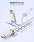 3.3FT 3A 2 17 StayCable USB A to USB C Cable with Built-in Magnetic Holder for Nightstand, Desk and Car, Fast Charging