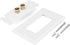 TNP Home Theater Wall Plate - Single Gang Audio Wall Plate with Gold-Plated Terminals