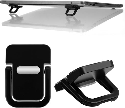 Thrymme 2 PCS Keyboard Riser, Black Keyboard Lifter for Desk Computer Keyboards Stand