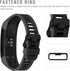 Bands Replacement Compatible with Garmin Vivosmart HR, Black Strap with Metal Buckle, Fitness Sport Wristband