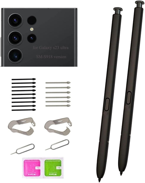 (2pcs Pen Pack) Galaxy S23 Ultra Replacement S Pen, Stylus Pen Replacement Parts for Samsung Galaxy S23 Ultra (5G)