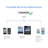 JETech USB Sync and Charging Cable Compatible iPhone 4/4s, iPhone 3G/3GS, iPad 1/2/3, iPod, 3.3 Feet (White)