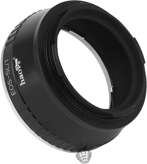 Haoge Manual Lens Mount Adapter for Canon EOS EF EFS Lens to Leica L Mount Camera, Compatible with Various Models