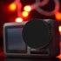 2pcs Black Lens Cap for Osmo Action 4 and Action 3, Flexible Lens Cover Protective Accessories