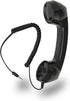 Jiawu Vintage Retro Telephone Handset, Cell Phone Receiver MIC Microphone Speaker for Cellphone, 3.5 mm Socket (Black)