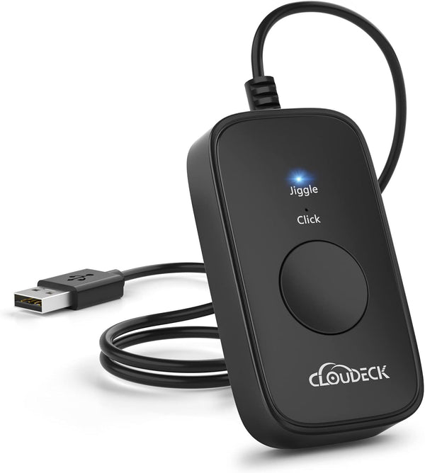 Mouse Jiggler Undetectable for Computer, USB Mouse Mover, Automatic Click Device, Plug & Play