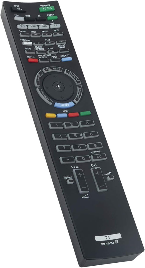 RM-YD057 Remote Control Replacement for Sony Bravia LCD Digital Color TV Models XBR-65HX929 KDL-46HX820 and More