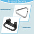 Bruislard 4Pcs Camera Strap Clips Camera Triangle Split Ring Stainless Steel Strap Hook Lug Ring with Plastic Cap