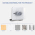 Shower Phone Holder, Adjustable Wall Mount Phone Holder for Shower, Cell Phone Stand with Adhesive Pads for Bathroom
