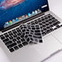 XSKN Hebrew Israel Language Black Silicone Keyboard Skin for 2015 and Earlier MacBook Air 13, Pro 13 15 17 inch