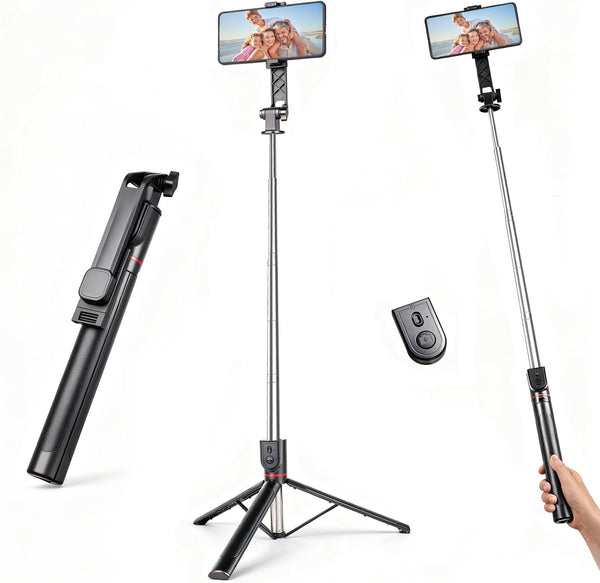 GBFETM 71" Phone Tripod Selfie Stick for iPhone and Android Phone, Cell Phone