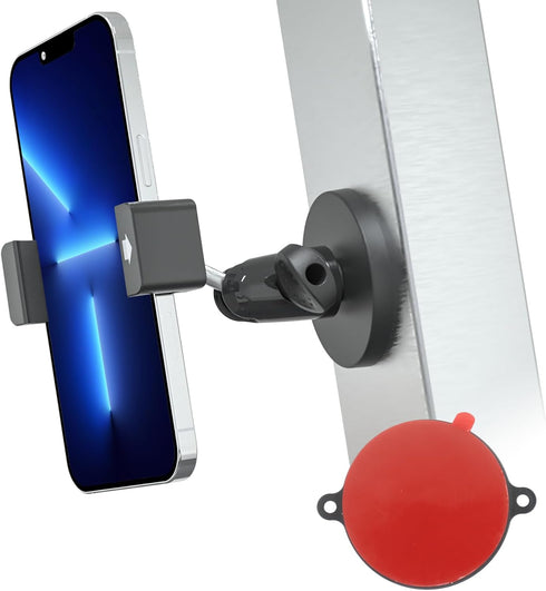 CANHET Forklift Magnetic Phone Holder,Reinforced Magnet Base Tractor/Pallet Jack/Fork Truck/Stacker/Golf Cart/Boat Cellphone Mount