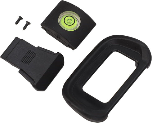 WIHFHGZ Set R10, 3 1 Camera Viewfinder Eyecup, Hot Shoe Cover and Level for in ABS Material - Easy Attachment