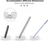 Elegant White Marble Phone Stand with Sound Amplification, Round Holder for Desk, Kitchen, Bathroom, and Bedside