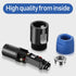 8 Pack NL4FC Speaker to 1/4 Adapter, Male to 1/4 inch TS Female Converter, 1/4 inch Female to NL4FC Male Connectors