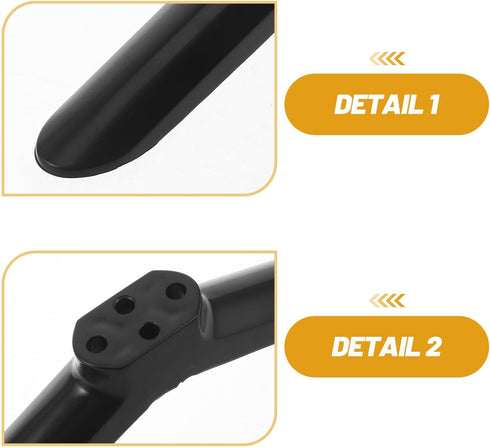 2 40 Inch Pairs TV Stand Replacement Legs with Screws, Non-Slip Support Feet Compatible with Flat Screen TVs, Tabletop