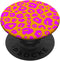 Cheetah Leopard Pattern Pink Orange Standard PopGrip PopSockets
