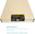 Lineco 17x22 Tan Museum Archival Storage Box, Acid-Free Drop Front Design with Metal Edge for Organizing Photos or