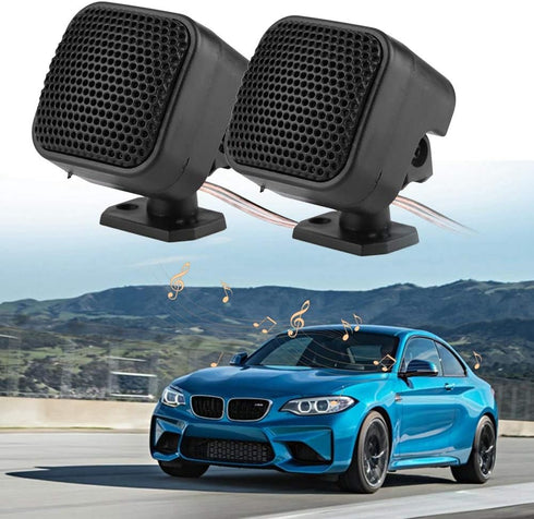 Car Speaker - 1 Pair 12V Car Audio Tweeters 500W for Enhanced Sound