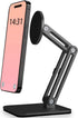YUEFIELI Magnetic Phone Stand for Desk, Heightened & Adjustable & Foldable Metal Magnetic
