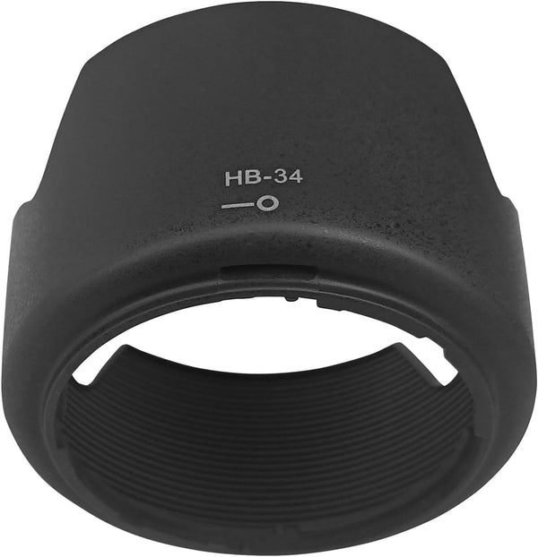 Hood-HB-34 Lens Hood Shade for Nikon AF-S DX NIKKOR 55-200mm f/4-5.6G ED VR II, HUIPUXIANG 52mm Lens Hood