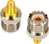 onelinkmore SMA Female to SO239 Female RF Two Way Radio Coax Adapter UHF Jack for CB Radio Walkie Talkie (Pack of 2)