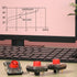 Kailh Choc V2 Low Profile Switch Red Linear, 5-Pin 50gf RGB SMD Gaming Mechanical Keyboard Switch (Choc Red 10pcs)